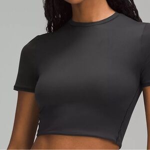 NWOT Wundermost Ultra-Soft Nulu Crewneck Cropped T-Shirt Size XL